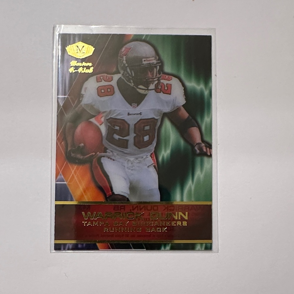 Edge Kids Toys Trading Card - Red and Green Warrick Dunn 894/3000 mint condition